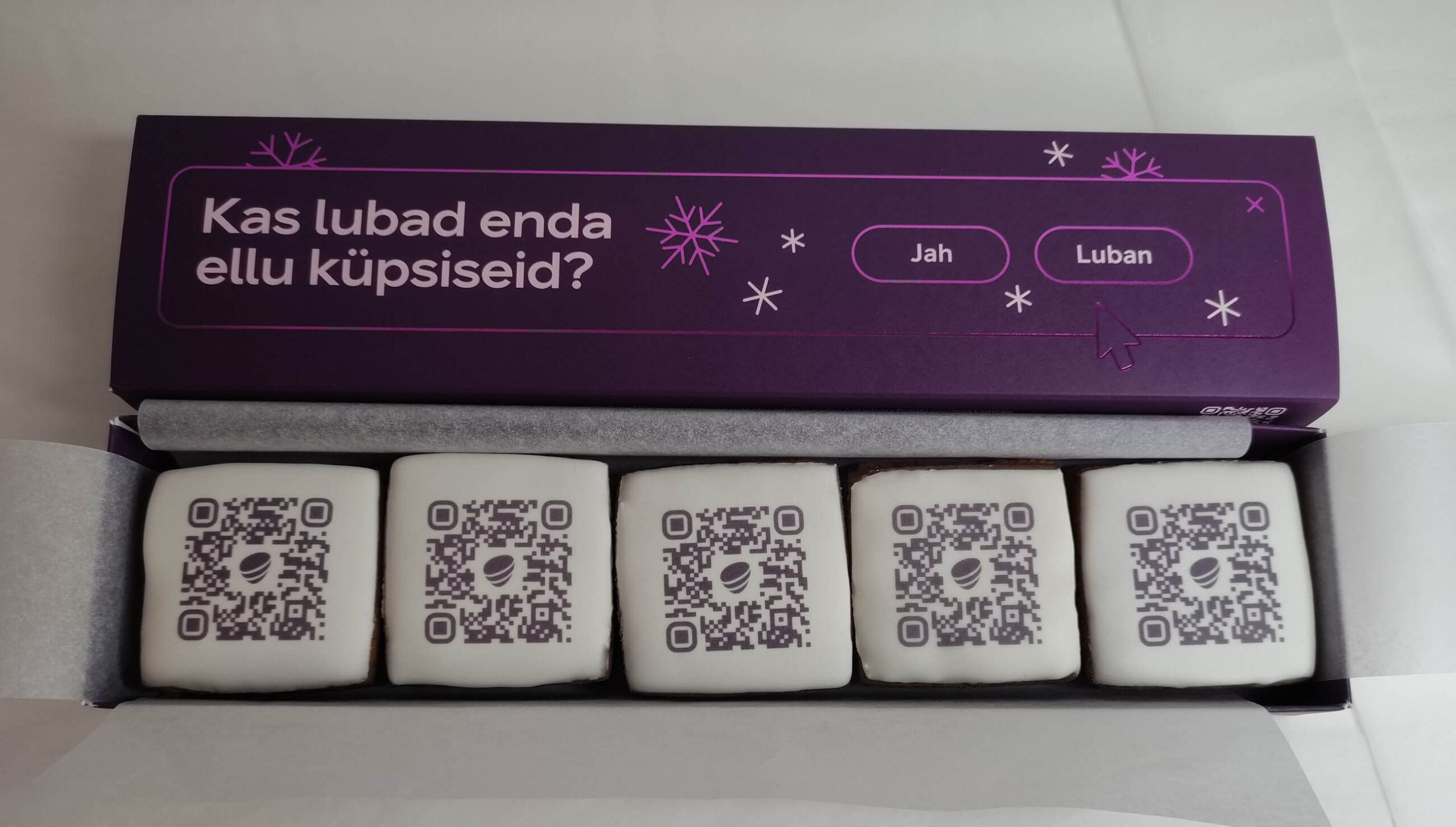 Äriklientide lemmikud - QR-koodiga piparkoogid